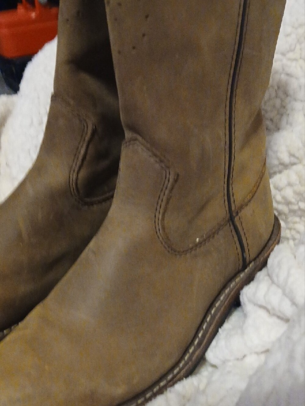 RedHead Women's Tan Heeled Western Boots